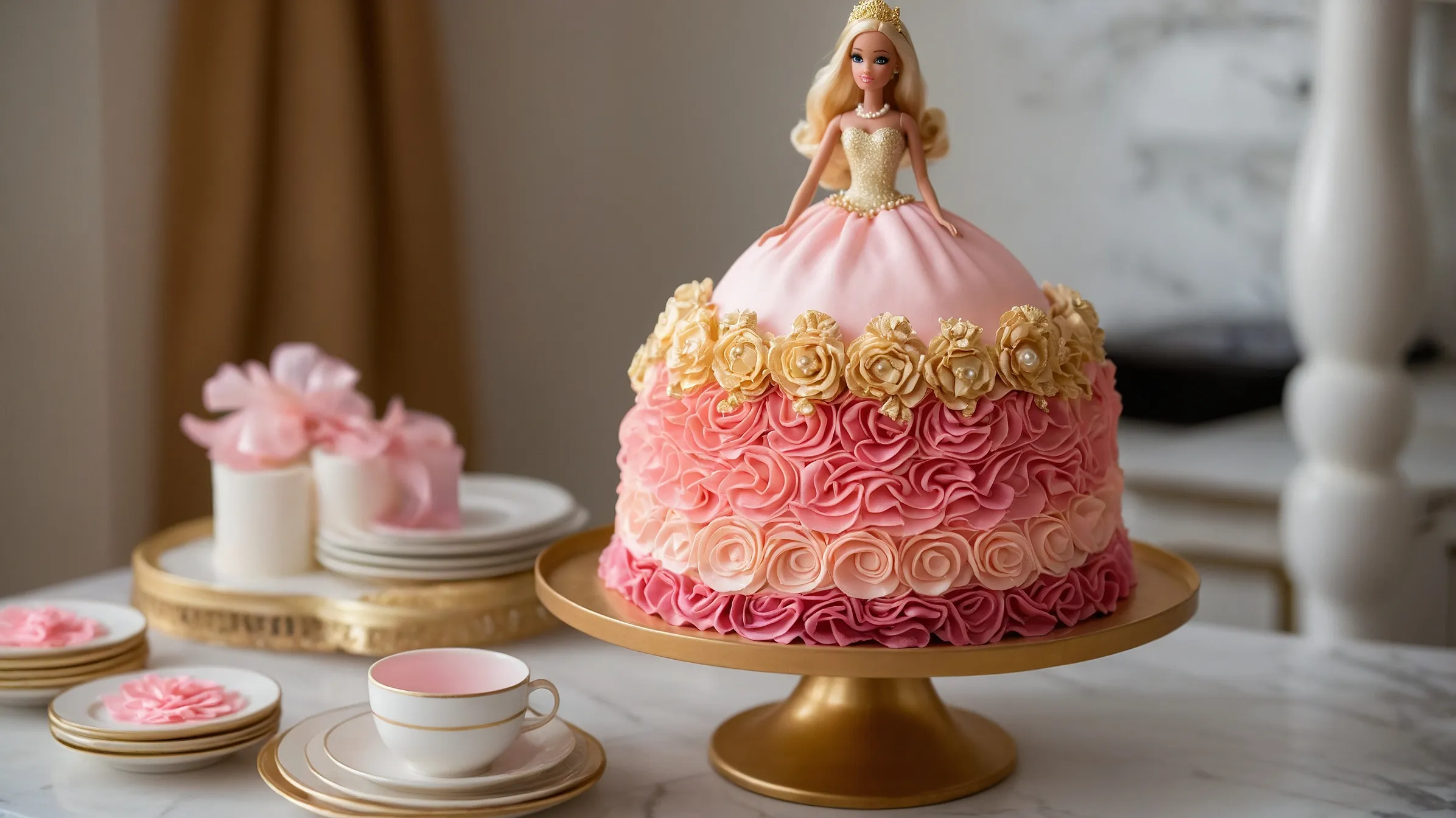 Stunning Barbie Cake
