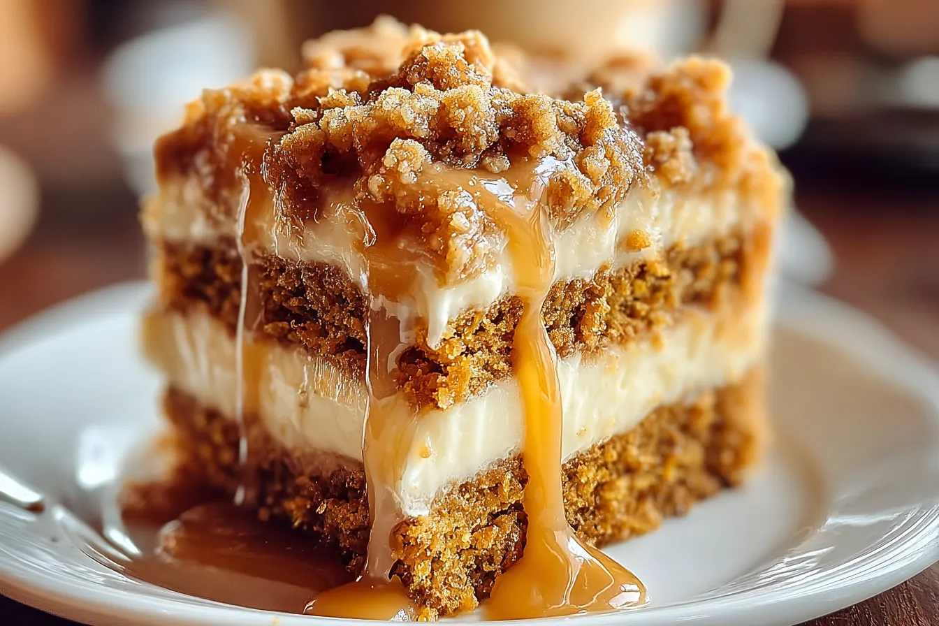 Autumn Pumpkin Spice Crumble Cake