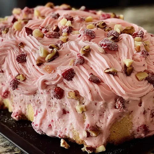 Strawberry Italian Cream Pound Cake