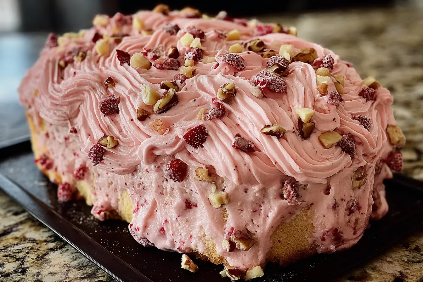 Strawberry Italian Cream Pound Cake