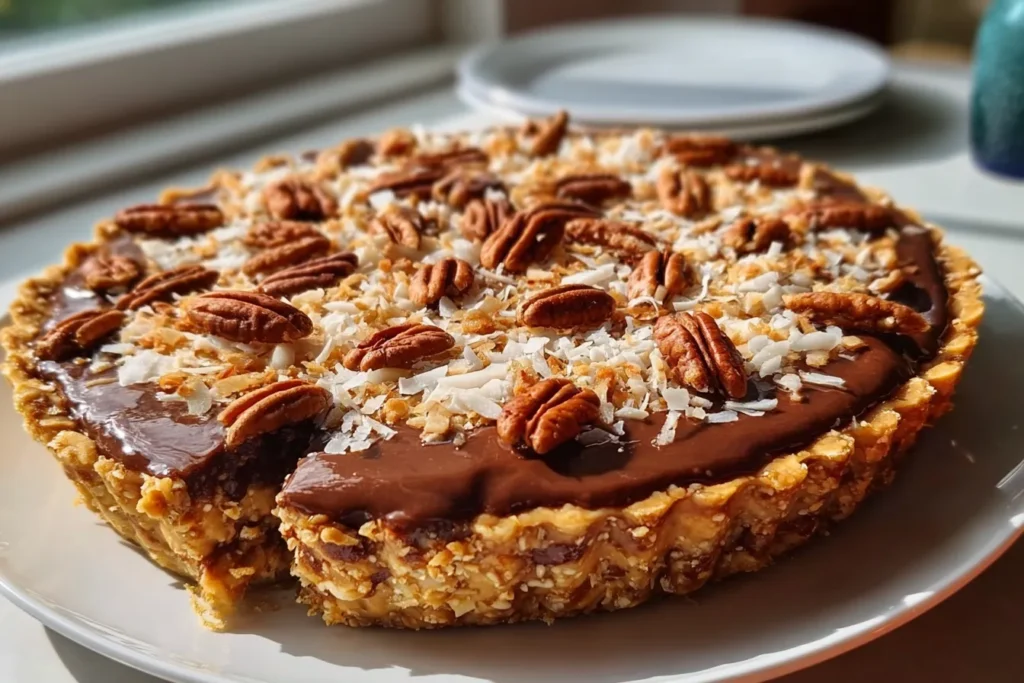 No-Bake German Pecan Chocolate Pie
