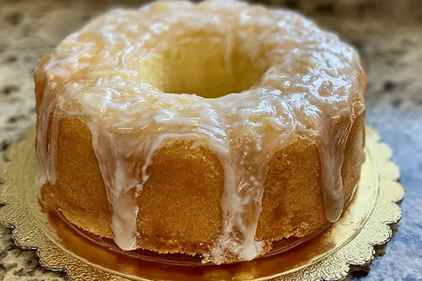 Pineapple Cream Cheese Pound Cake