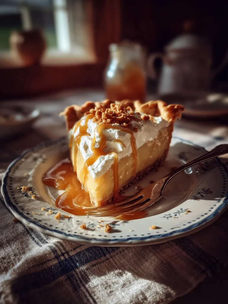 No-Bake Butterscotch Pie