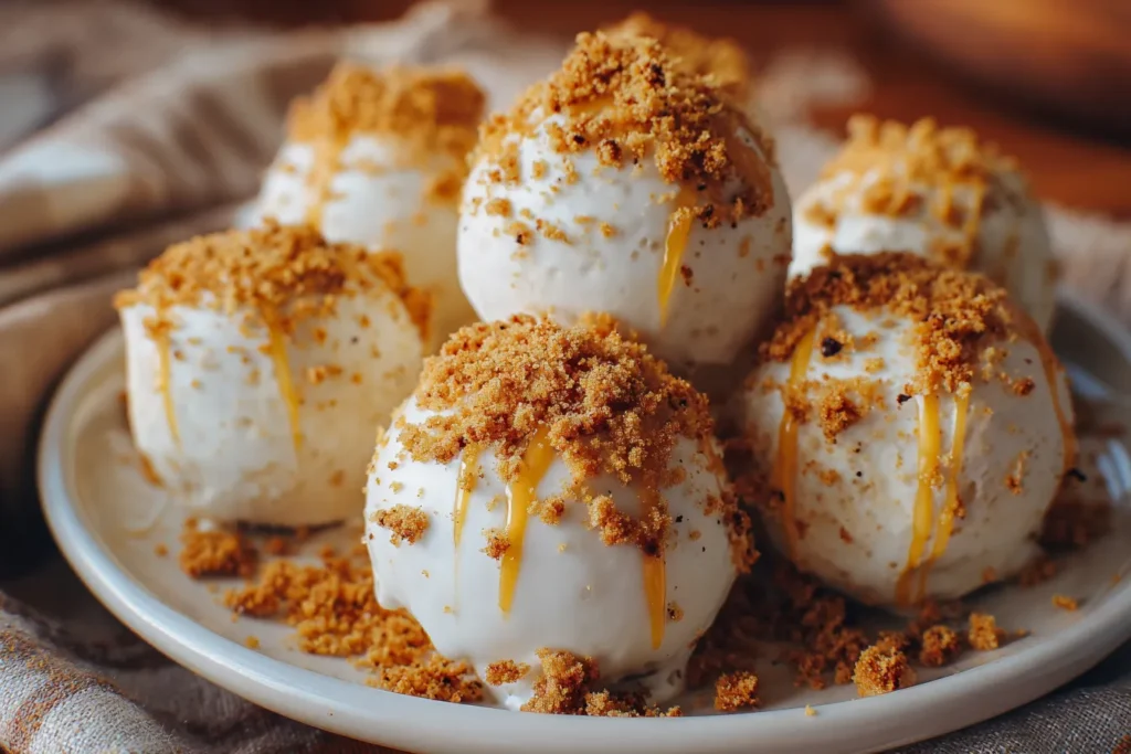 No-Bake Pumpkin Cheesecake Balls