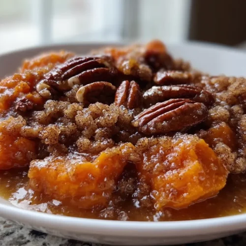 Brown Sugar Pecan Sweet Potato Cobbler