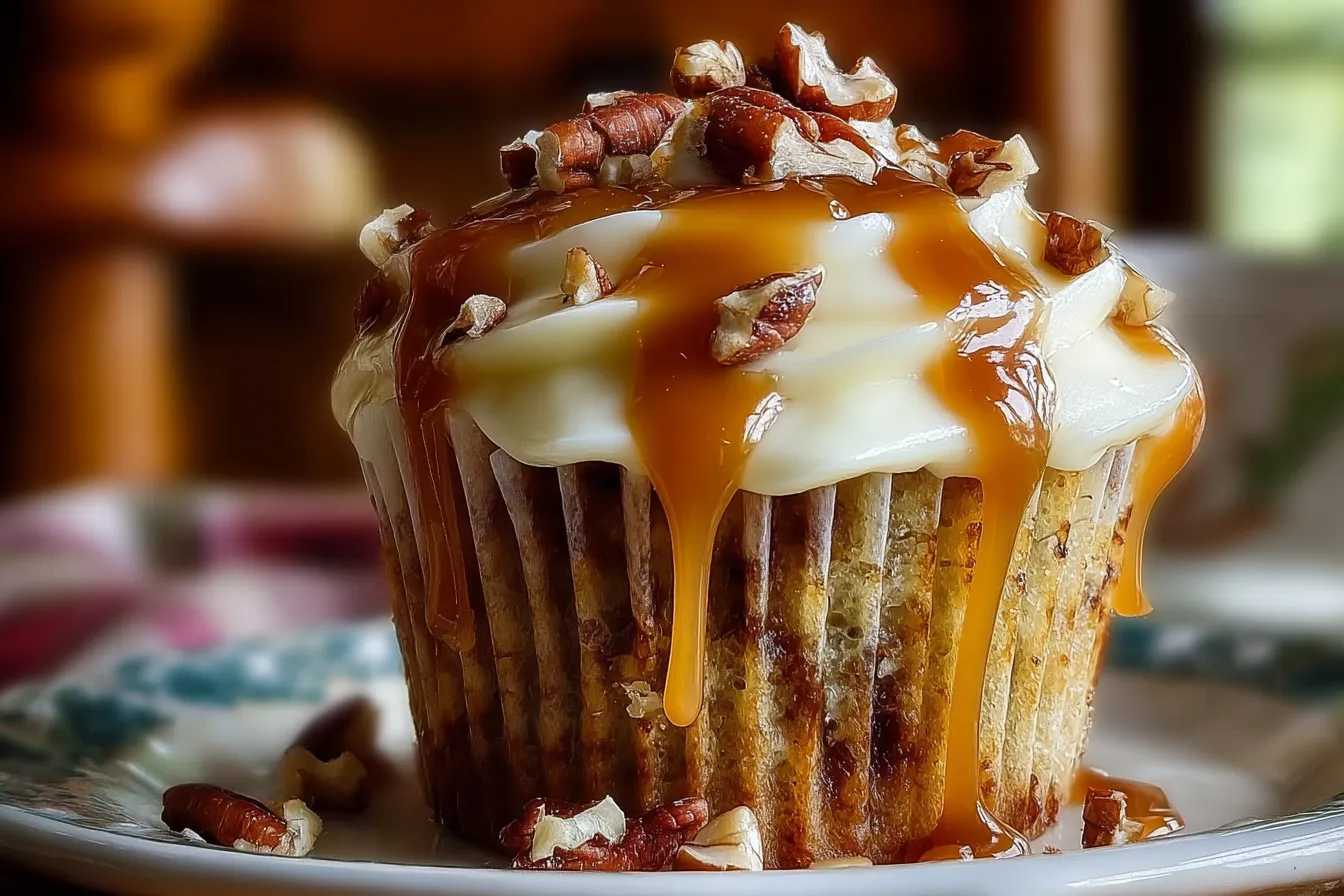 Caramel Apple Cupcakes
