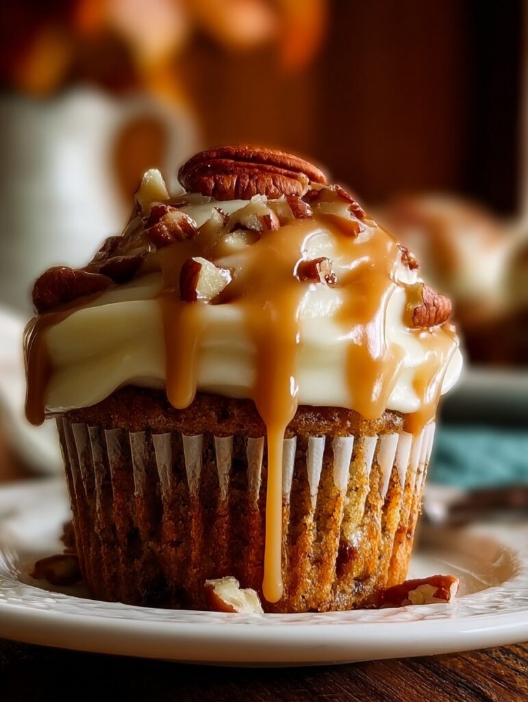 Caramel Apple Cupcakes