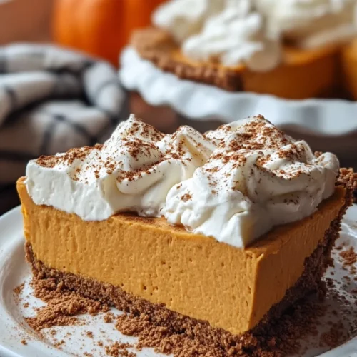 No-Bake Pumpkin Pie