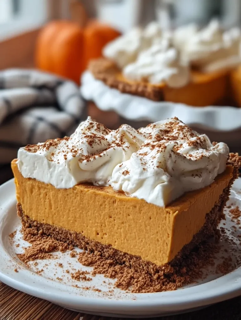 No-Bake Pumpkin Pie