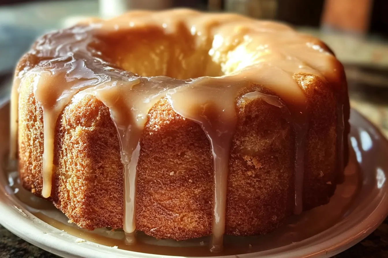 Salted Caramel Kentucky Butter Cake