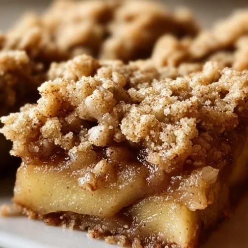 Easy Apple Crisp Bars