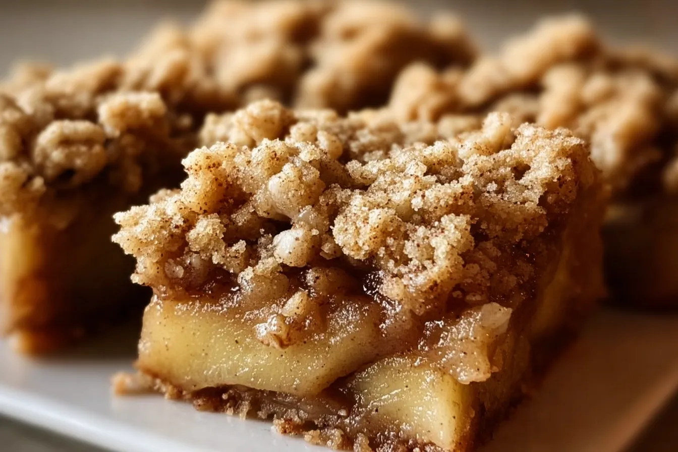 Easy Apple Crisp Bars