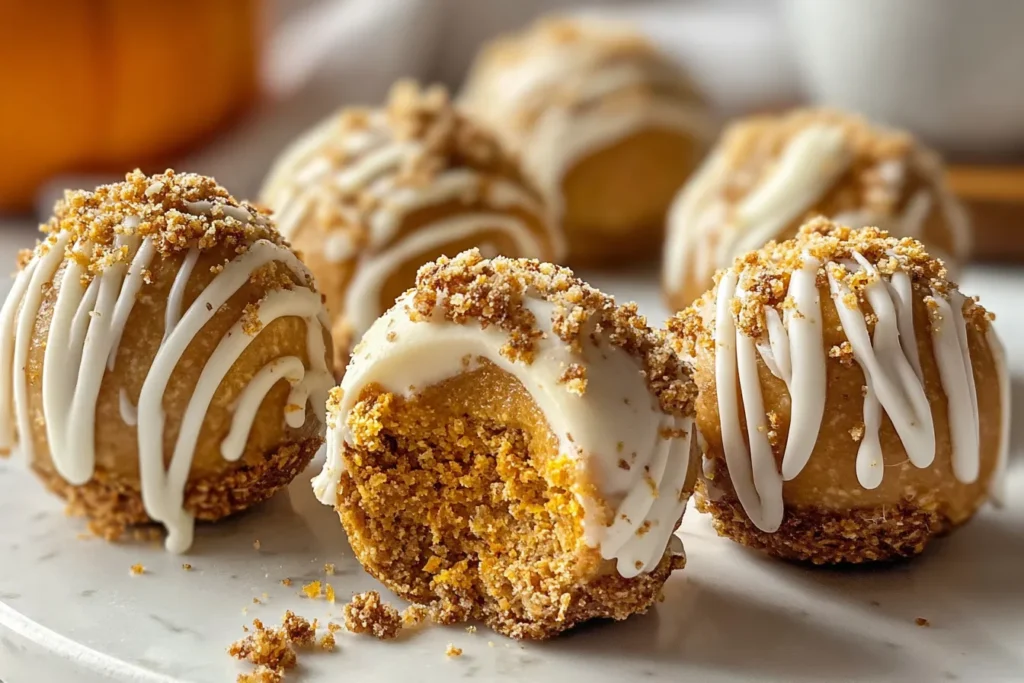 No-Bake Pumpkin Cheesecake Balls