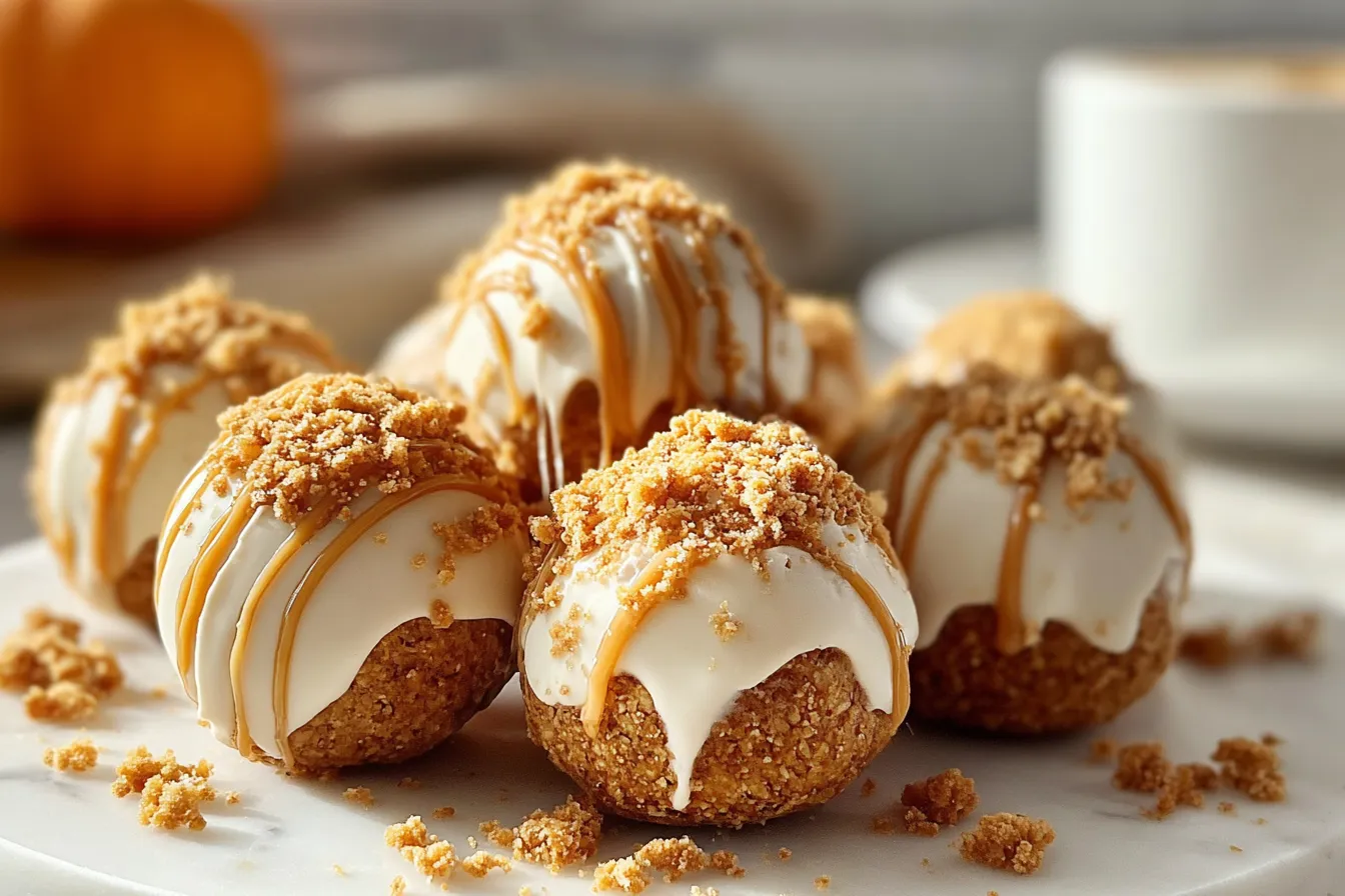 No-Bake Pumpkin Cheesecake Balls