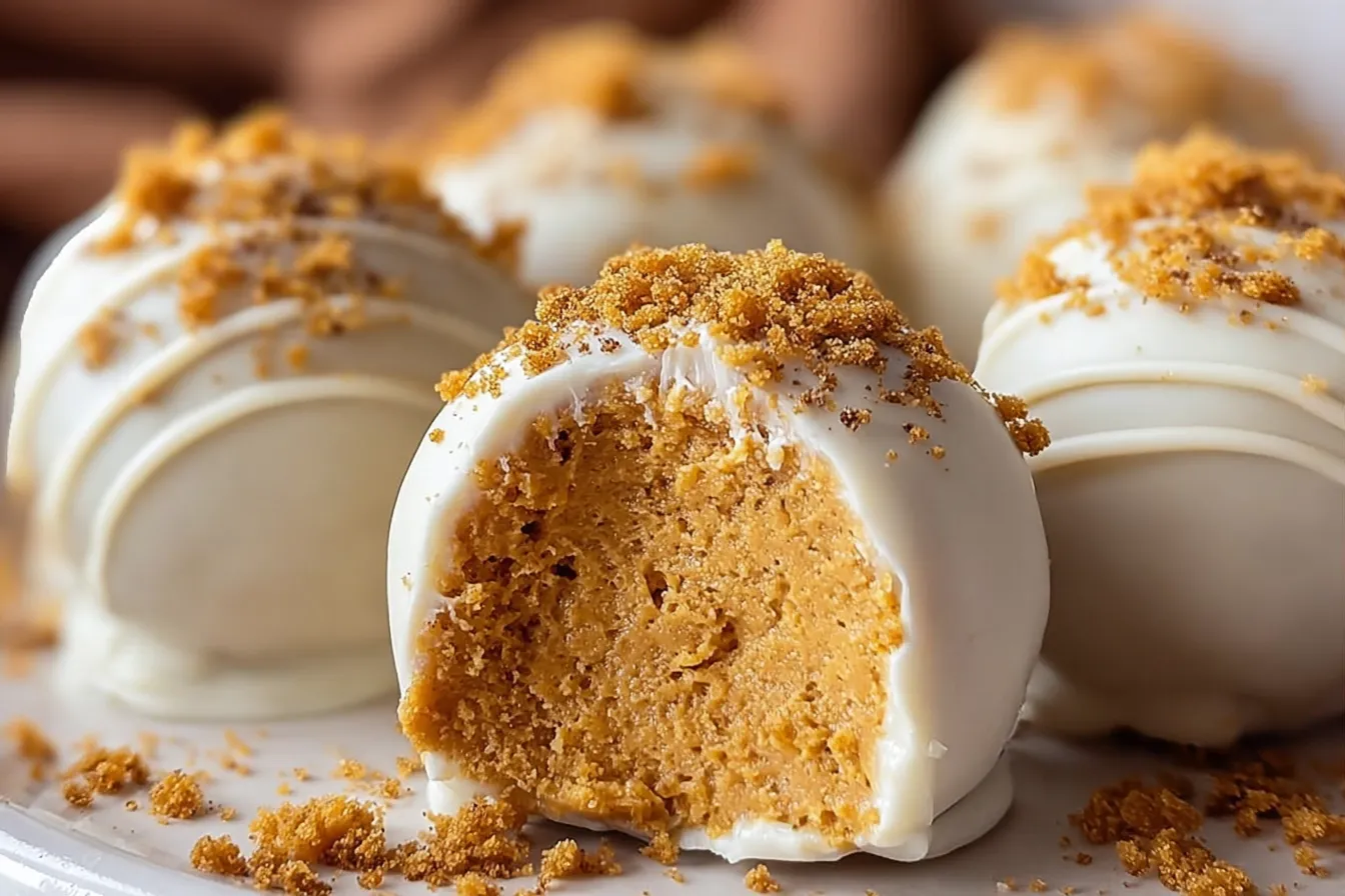 No-Bake Pumpkin Cheesecake Balls