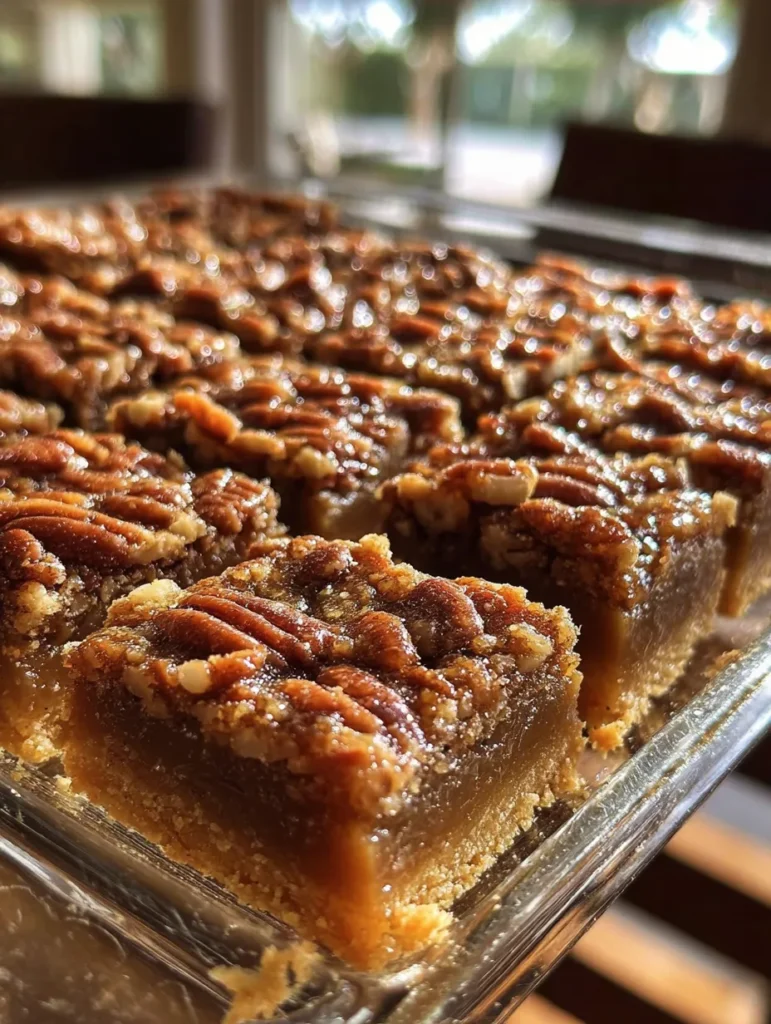 Lazy Girl Pecan Pie Bars
