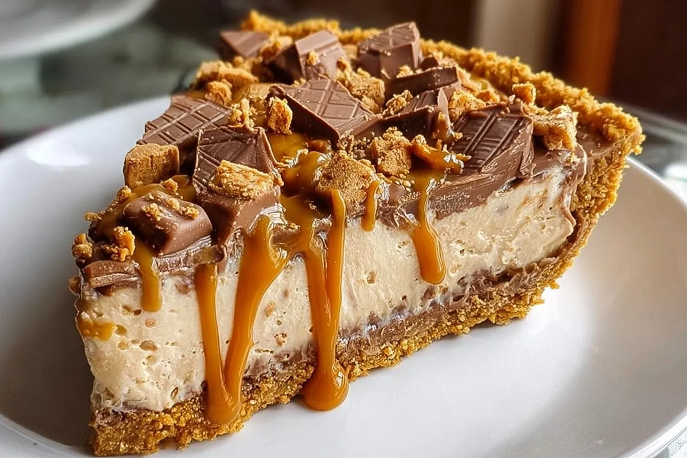 Butterfinger Caramel Crunch Pie: A No-Bake Dream Dessert