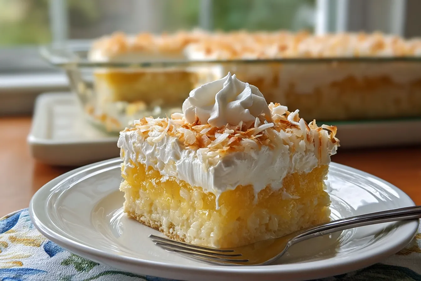 Pineapple Coconut Dream Cake