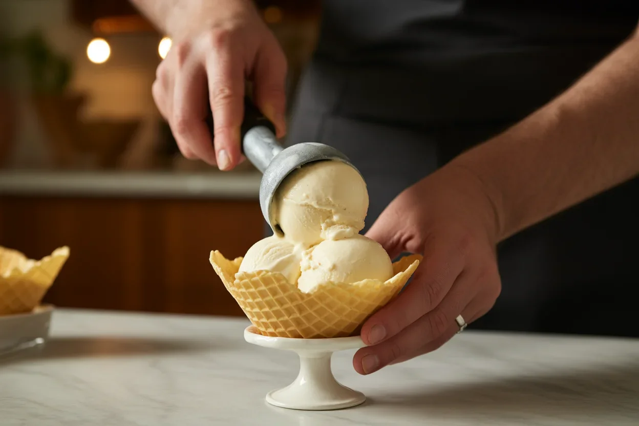 Potato ice cream