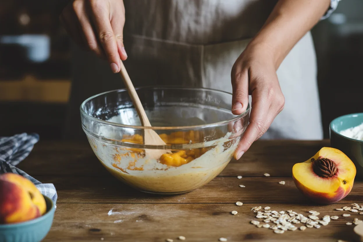 Peach Upside-Down Cookies