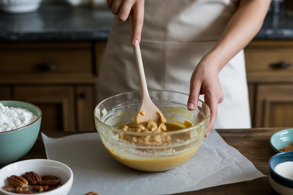 Butter Pecan Praline Poke Cake