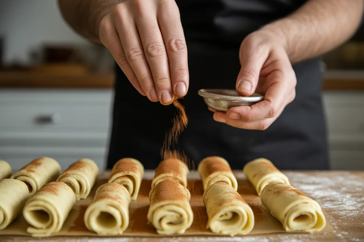 Sticky Tortilla Cinnamon Rolls